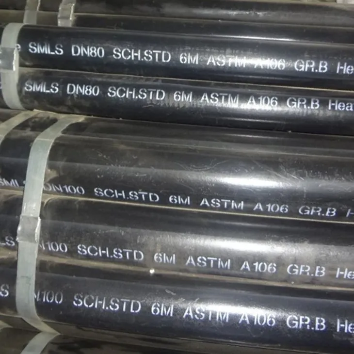 AISI B36.10 ASTM A106 B কালো ইস্পাত বিজোড় পাইপ
