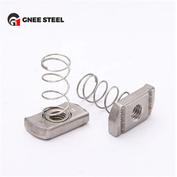 স্টেইনলেস স্টীল স্প্রিং চ্যানেল বাদাম